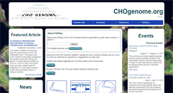 Desktop Screenshot of chogenome.org